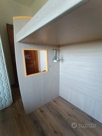 Struttura letto rialzato 