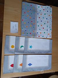 Tovaglia Zucchi + 6 tovaglioli. Made in Italy