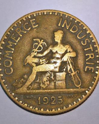 Moneta "2 FRANCHI" 1925 Francia "TERZA REPUBBLICA"
