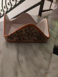 Porta tovaglioli in ceramica 