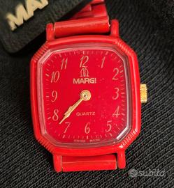 Margi Quartz Vintage "Total Red" NOS