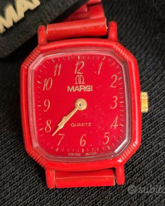 Margi Quartz Vintage "Total Red" NOS