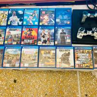 PlayStation 4 + 2 Joystick + 17 Giochi