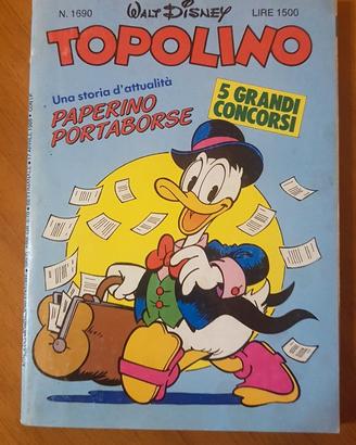 Topolino libretto Disney n.1690 del 17 Aprile 1988