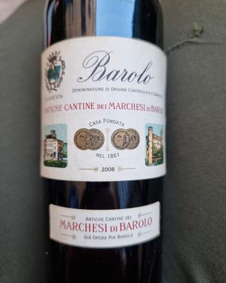 Barolo antiche cantine dei Marchesi di Barolo 2008