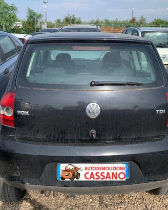 Ricambi volkswagen fox 1.4 diesel anno:2006