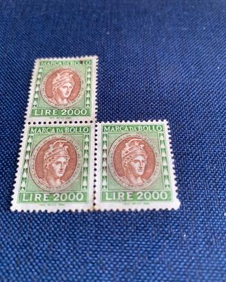 MARCA BOLLO DA 2000 LIRE