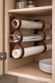 Porta rotoli per cucina - Organizzatore pensile