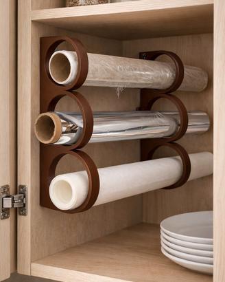 Porta rotoli per cucina - Organizzatore pensile