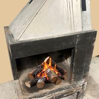 INSERTO FOCOLARE A LEGNA PIAZZETTA VENTILATO