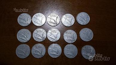 5 lire dal 1951 al 1955 10 lire dal 1951 al 1955