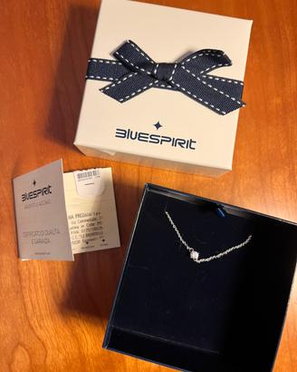 Braccialetto argento acciaio Bluespirit
