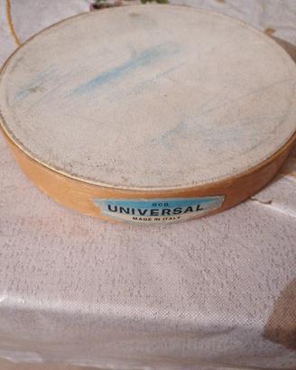 3 tamburelli in legno anni 70 