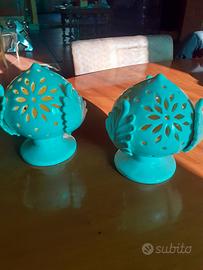 coppia di pumi ceramica