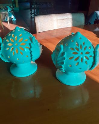coppia di pumi ceramica