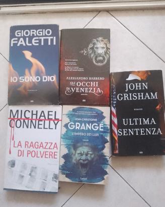 Libri come da foto, Faletti, Barbero, Jean, Grisha