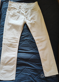 Jeans uomo Hilfiger bianchi originali tg.33