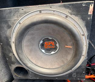 Hertz SPL Show SX 300D Subwoofer + Box