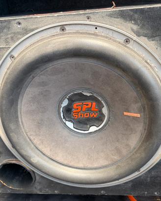 Hertz SPL Show SX 300D Subwoofer + Box