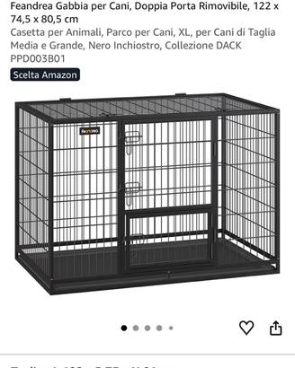 Gabbia/kennel da interno per cami di taglia grande