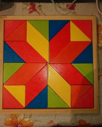 PUZZLE MOSAICO LEGNO