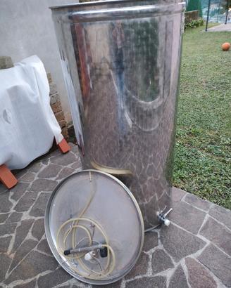 cisterna inox 500 litri per vino 