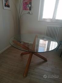 tavolo cristallo da cm 120