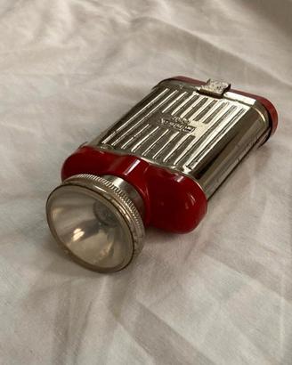 Torcia PERTRIX Vintage Anni 50 Piatta Cromata Ross