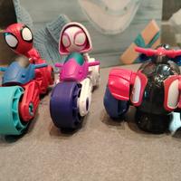 Spidey + Ghost spider moto 