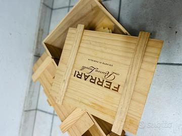 Cassette in legno Ferrari rserva lunelli
