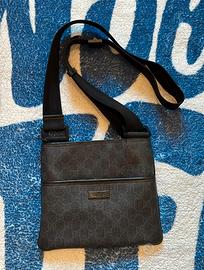 Gucci - Tracolla Unisex in Canvas Nero Monogram 