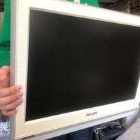 Tv bianco e telecomando originali Philips