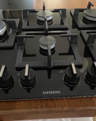 Piano cottura Siemens 75cm gas vetro temperato