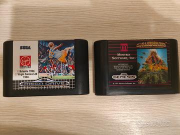 Sega  mega drive  2 giochi 