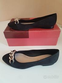 Scarpe Ballerine nere Estrada (Vera Pelle) n. 36