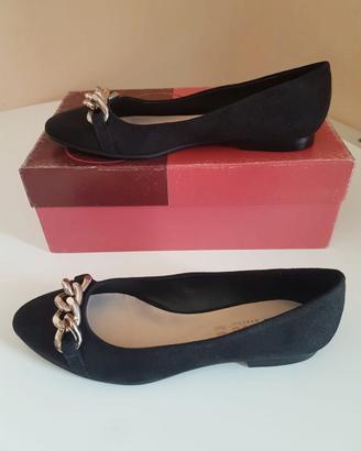 Scarpe Ballerine nere Estrada (Vera Pelle) n. 36