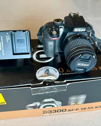Nikon D3300 + obiettivo AF-P 18-55 mm kit