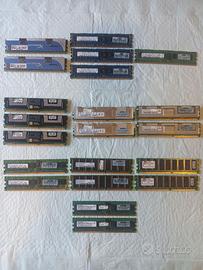 RAM DDR1 - DDR2 - DDR3 ECC / NON ECC