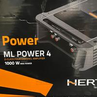 Amplificatore Hertz 1000 watt perfetto