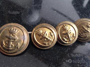 Bottoni della Marina Reale Italiana originali