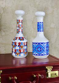 Set di 2 Bottiglie di design Arcopal Vintage