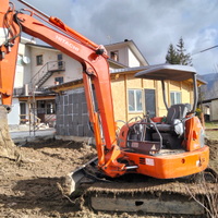 Miniescavatore Hitachi girosagoma