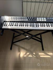 Tastiera midi oxigen 61  con supporto e panno