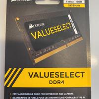 RAM Corsair 8GB DDR4 2133MHz NUOVO per Notebook