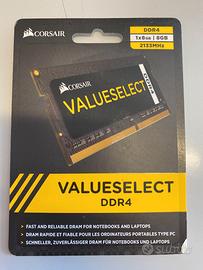 RAM Corsair 8GB DDR4 2133MHz NUOVO per Notebook