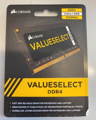 RAM Corsair 8GB DDR4 2133MHz NUOVO per Notebook