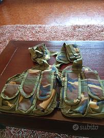 gilet militare con marsupio da cintura 