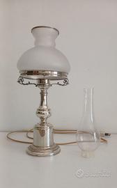 LAMPADA ANNI 60 ARGENTO 800 CRISTAL DE ROCHE SOLZA
