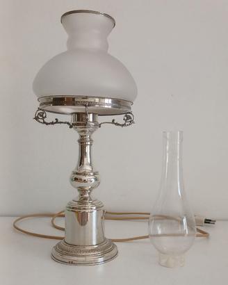 LAMPADA ANNI 60 ARGENTO 800 CRISTAL DE ROCHE SOLZA