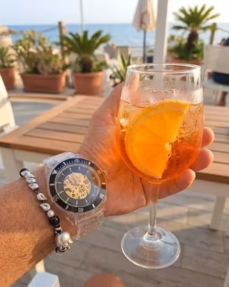 Orologio Scheletrato Donax Trasparente
